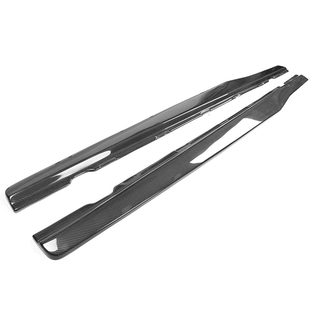 2010-2015 Chevy Camaro IKON Side Skirts Rocker Pannel Carbon Fiber