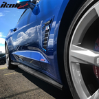 2016-2024 Chevy Camaro Type A Gloss Side Skirts Rocker Pannel ABS