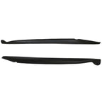 2014-2019 Chevy Corvette C7 Stingray Unpainted Black Side Skirts PU