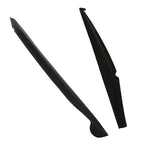 2014-2019 Chevy Corvette C7 Stingray Unpainted Black Side Skirts PU