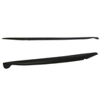 2014-2019 Chevy Corvette C7 Stingray Unpainted Black Side Skirts PU
