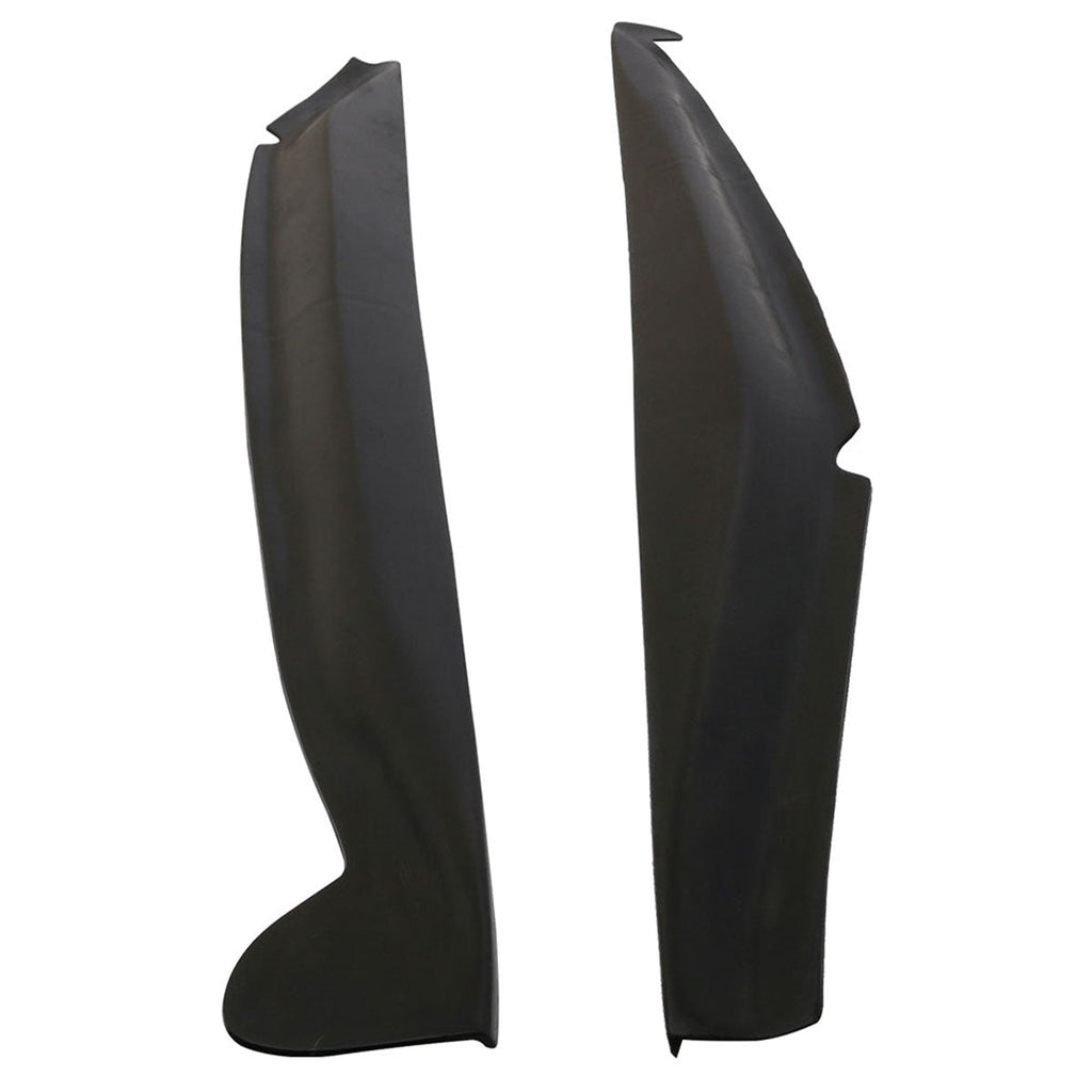 2014-2019 Chevy Corvette C7 Stingray Unpainted Black Side Skirts PU