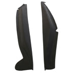 2014-2019 Chevy Corvette C7 Stingray Unpainted Black Side Skirts PU