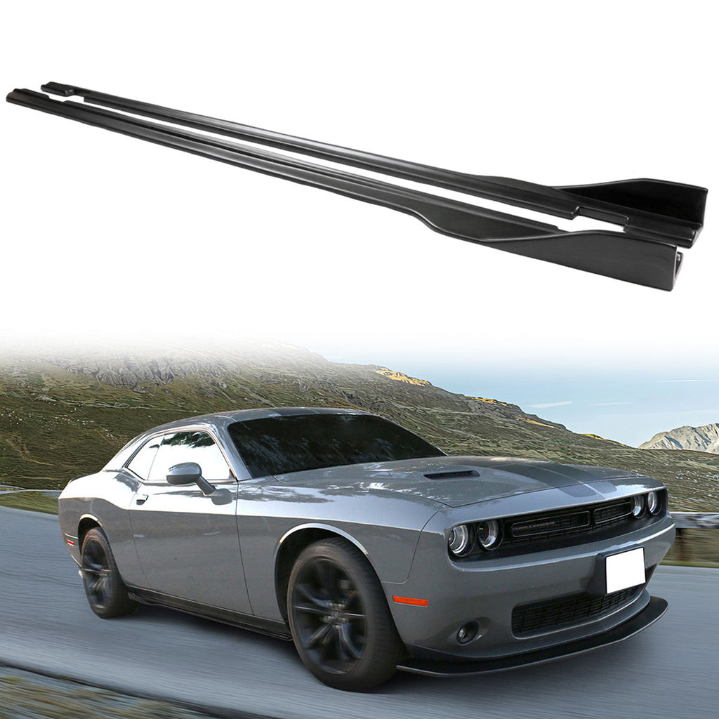 2015-2023 Dodge Challenger SXT Style Primer Side Skirts Panel PP