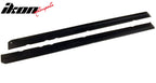 Universal Side Skirts 75" x 5" CDC Style Unpainted BlackÂ Rocker Panel