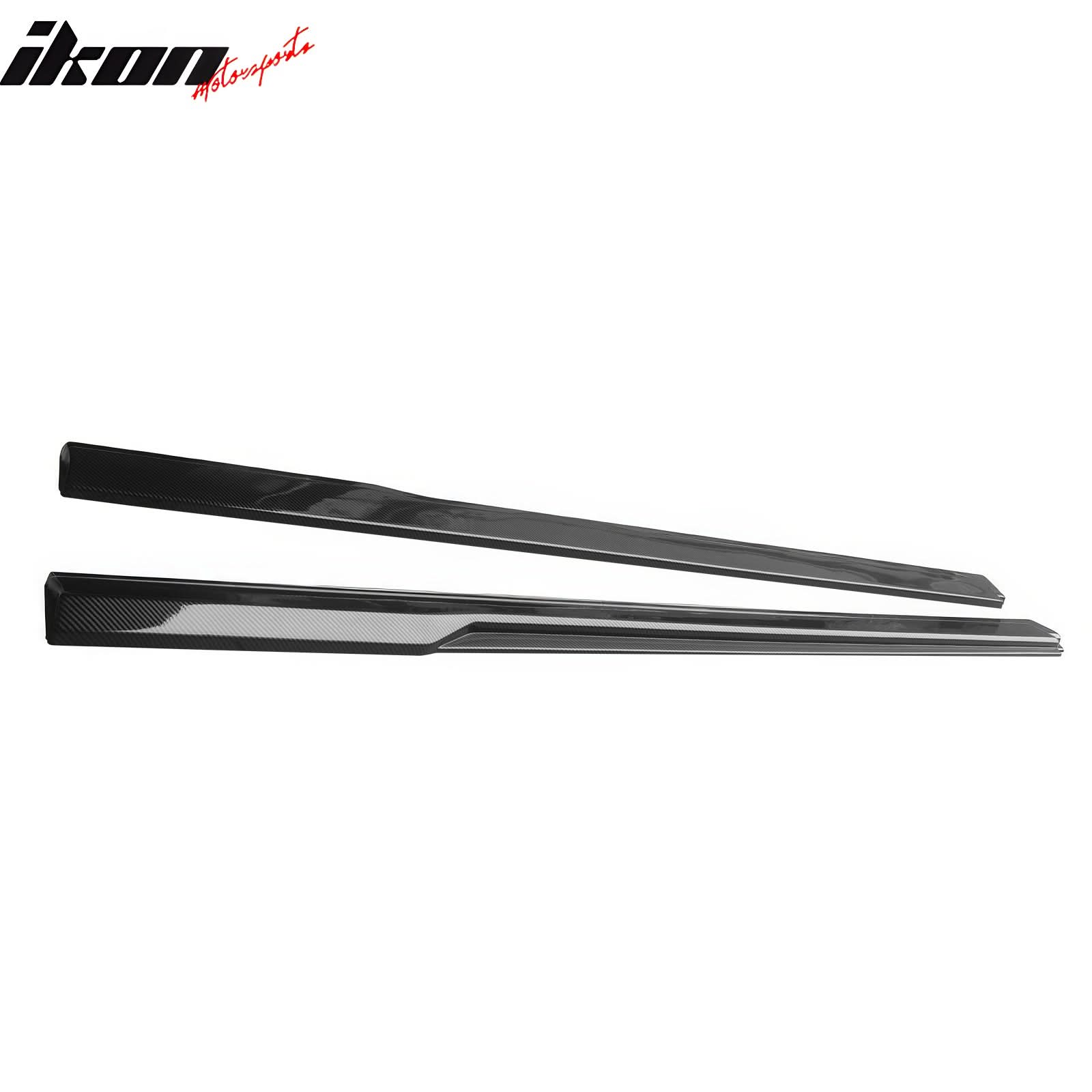 2024-2025 Ford Mustang IKON Style Side Skirts Add on ABS