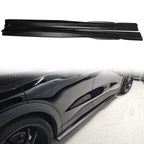 2021-2024 Ford Mustang Mach-E Matte Black Side Skirts Rocker Panel PP