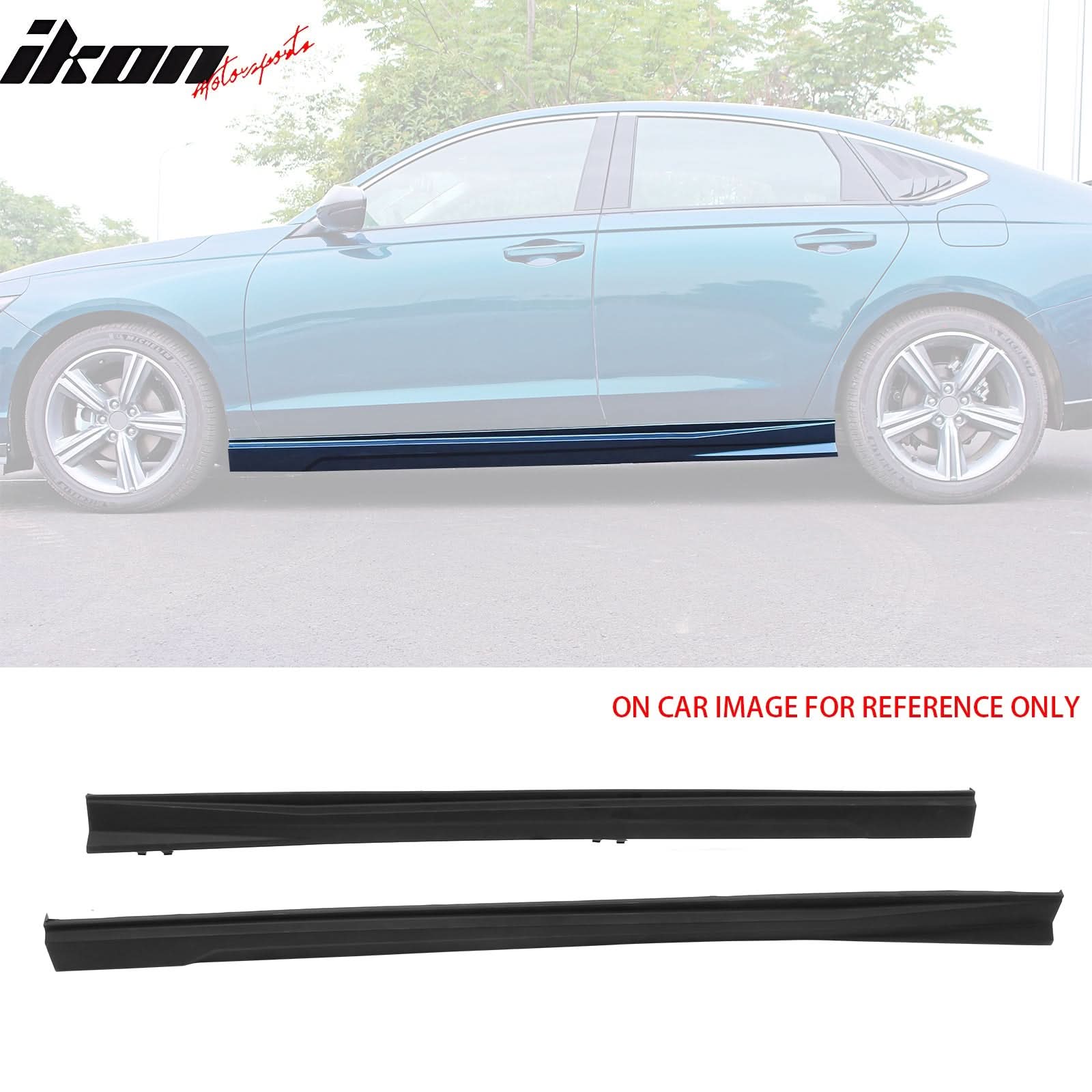 2023-2025 Honda Accord 11th Gen IKON Style Unpainted 2PC Side Skirt PP