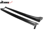2012-2015 Honda Civic Sedan Side Skirts Extention JDM Mug Style Black