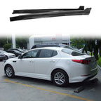 2010-2012 Kia Optima S Style Unpainted Side Skirts Rocker Panel PU