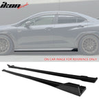 2022-2025Â SubaruÂ WRX D Style Matte Black Side Skirts Extensions 4PCS