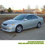 2002-2003 Toyota Camry VIP Style Unpainted Black Side Skirts PU Sedan