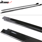 2018-2024 Toyota Camry Matte Black Side Skirt & CF Print Rocker Panel