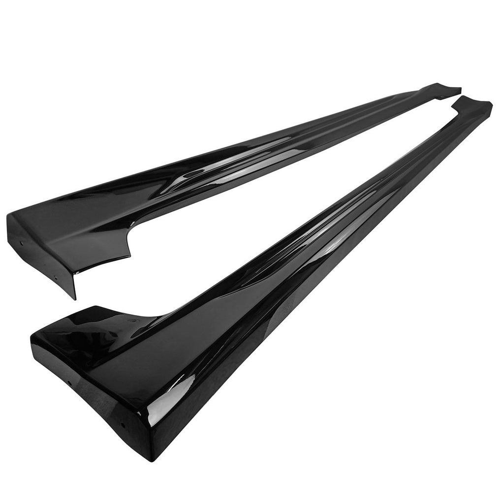 2019-2025 Toyota Corolla M Style Gloss Black Side Skirts Rocker Pannel