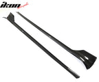 2021-2025 Tesla Model S Gloss Black Revozport Side Skirts Carbon Fiber