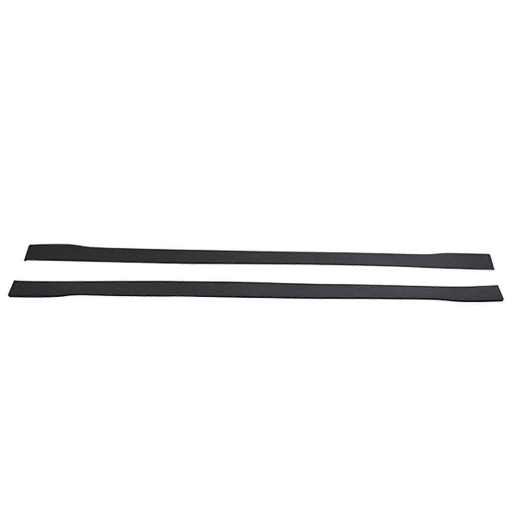 78"x3" Universal Side Skirt Extension Flat Bottom Lip Rocker Panel