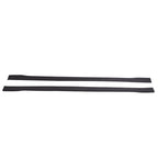 78"x3" Universal Side Skirt Extension Flat Bottom Lip Rocker Panel