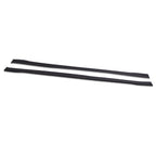 78"x3" Universal Side Skirt Extension Flat Bottom Lip Rocker Panel