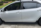 78"x3" Universal Side Skirt Extension Flat Bottom Lip Rocker Panel