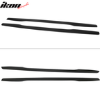 2018-2021 Kia Stinger Ikon Style Unpainted Side Skirts Extension PP