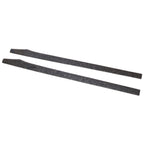 77.5" Side Skirt Extension Flat Bottom Line Lip - Forged Carbon Fiber