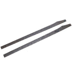 77.5" Side Skirt Extension Flat Bottom Line Lip - Forged Carbon Fiber