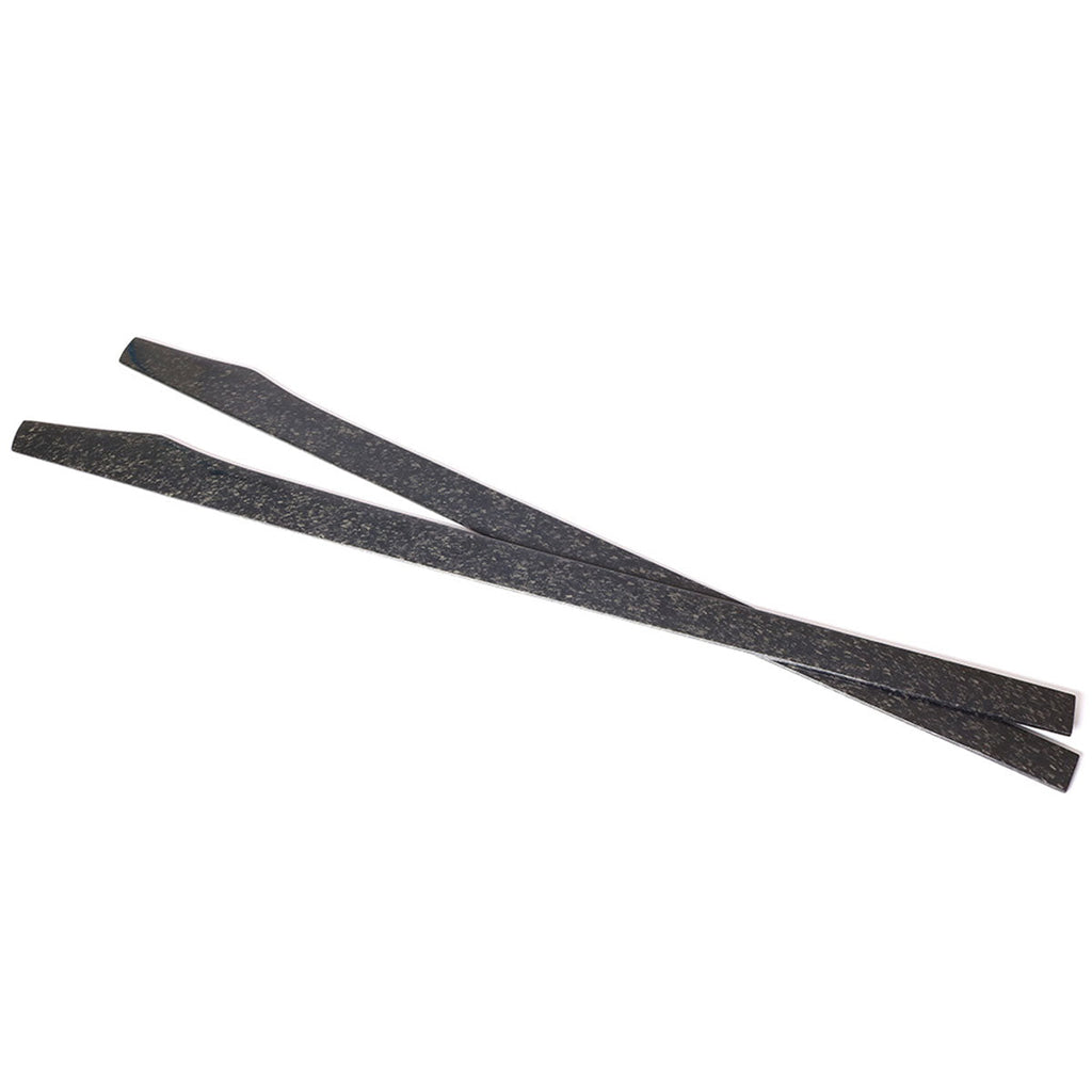 77.5" Side Skirt Extension Flat Bottom Line Lip - Forged Carbon Fiber