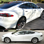 2012-2025 Tesla Model S Flat Bottom Line Lip CF Side Skirt Extension