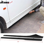 Universal 81 Inches Side Skirts Extension Splitter Carbon Fiber CF