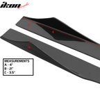 Universal 75 Inch Side Skirt Extension Splitter Carbon Fiber CF
