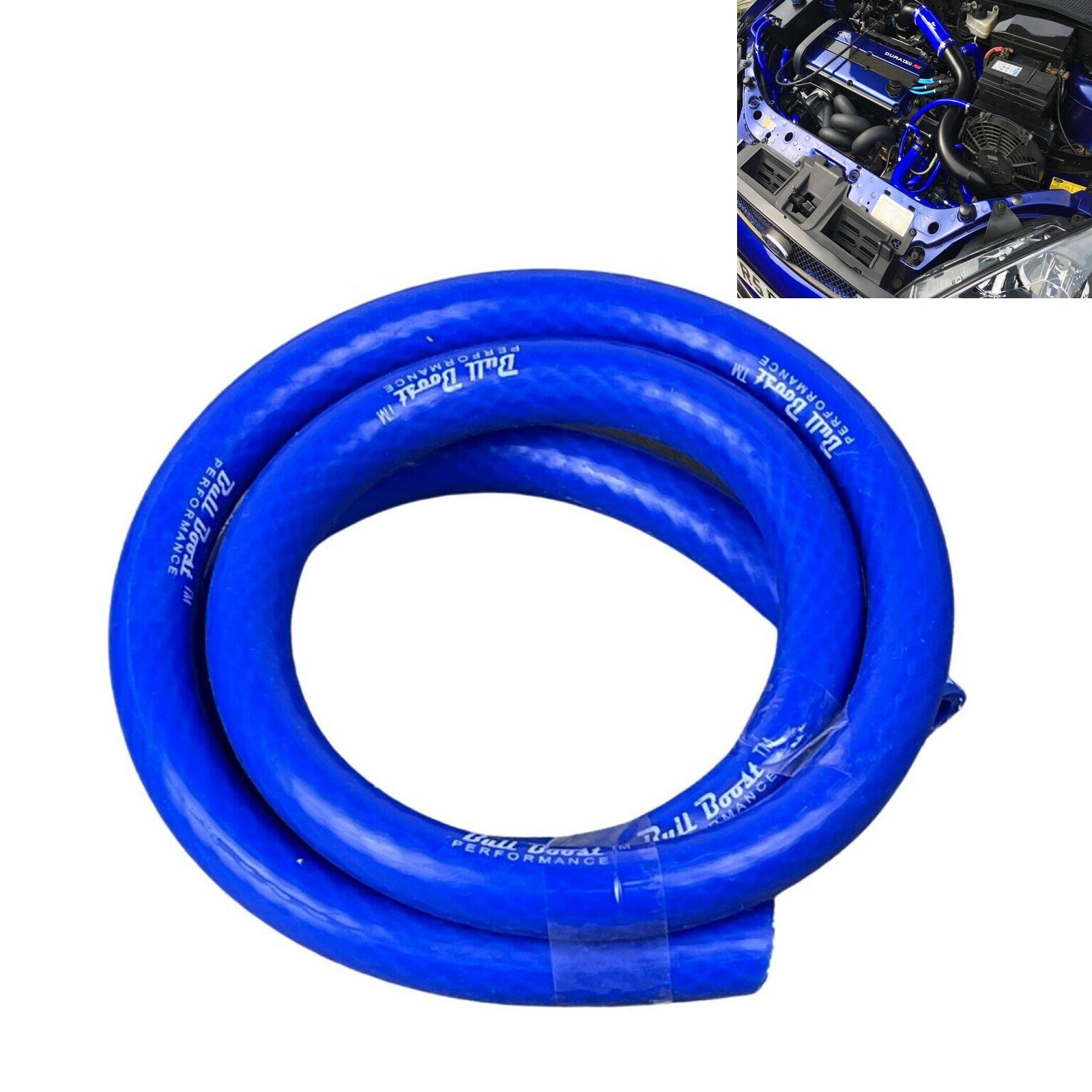 10mm 3/8 BLUE Vacuum Silicone Hose Racing Line Pipe Tube 4 Feet Per Order - Bull Boost Performance