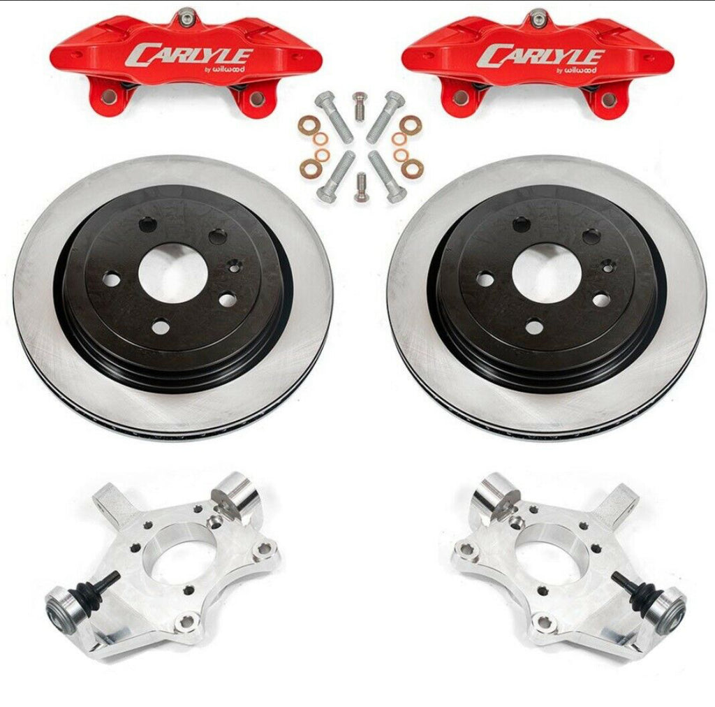 BMR 05-13 Chevrolet Corvette 15in Conversion Kit w/ Solid Rotors & Red Calipers