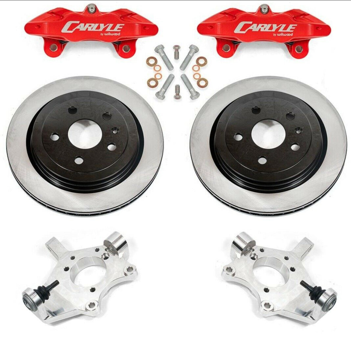 BMR 05-13 Chevrolet Corvette 15in Conversion Kit w/ Solid Rotors & Red Calipers