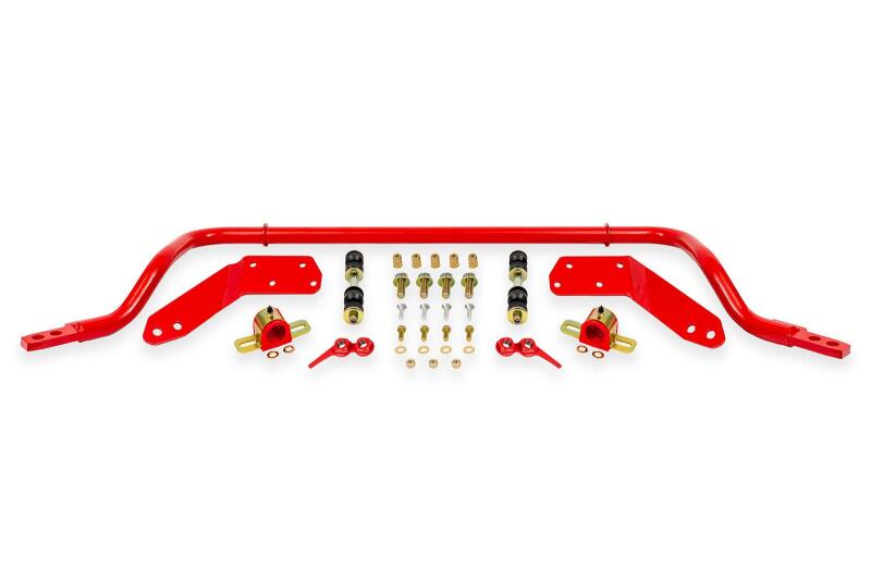BMR 78-87 G-Body Front Sway Bar Kit - 1.25in Hollow - 2-Hole Adjustable - Red