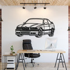 E36 Perspective Metal Car Wall Art  - MT0431