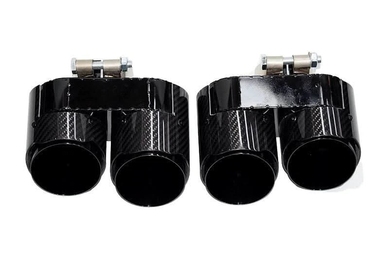 BMW 3/4 Series G20/G21 G22 G26 Carbon Fiber Dual Muffler Tips (2019+)
