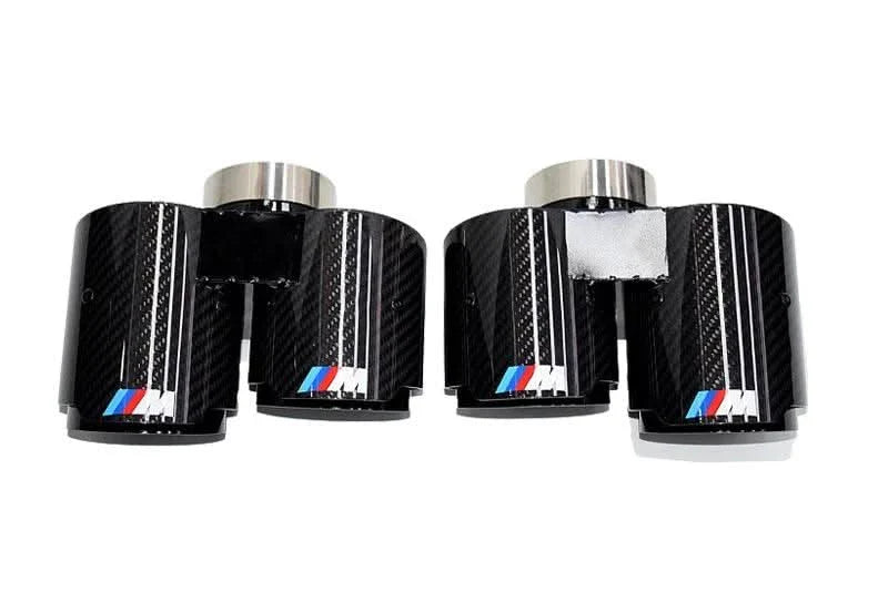 BMW 3/4 Series G20/G21 G22 G26 Carbon Fiber Dual Muffler Tips (2019+)