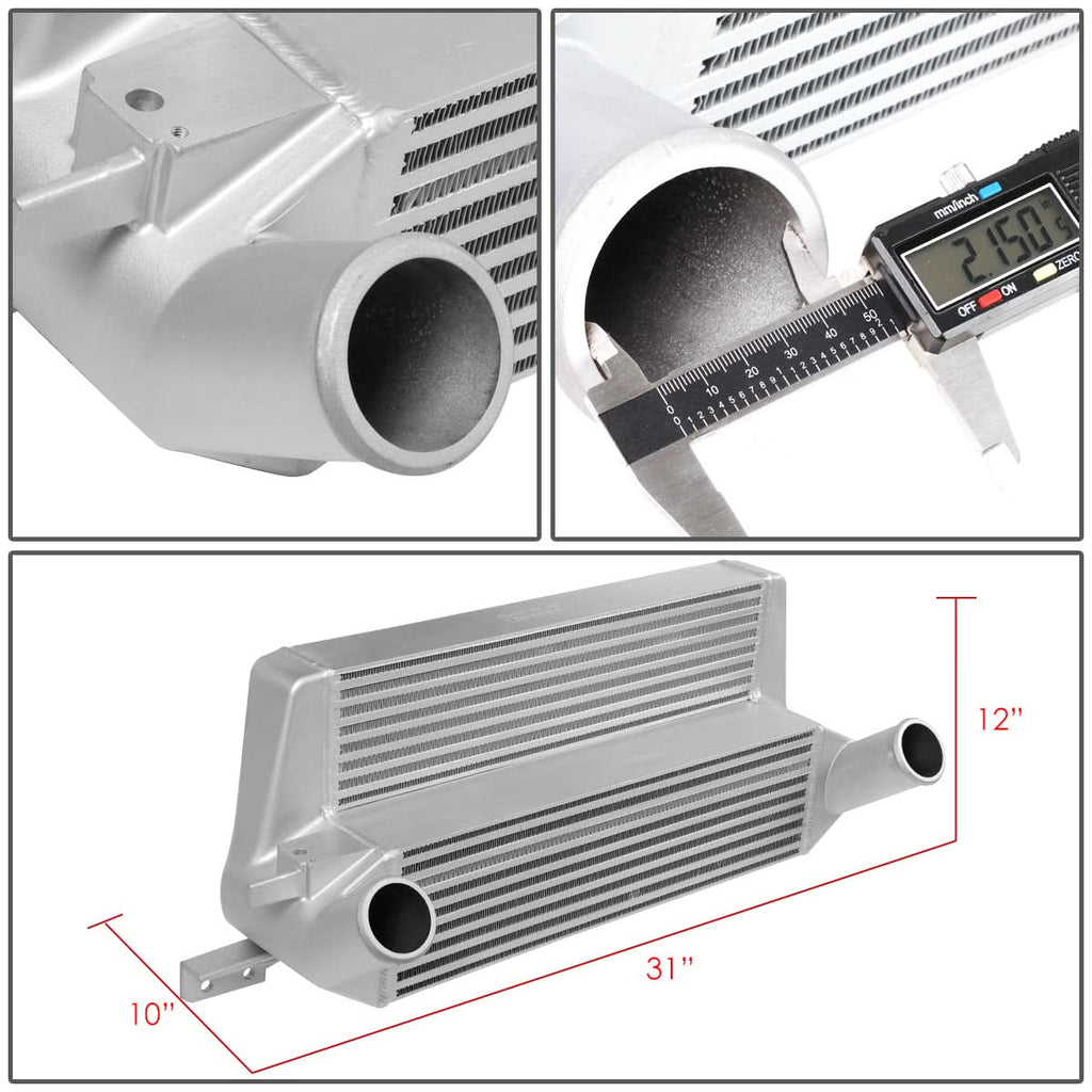 2015-2019 Ford Mustang 2.3L EcoBoost Front Mount Intercooler - Silver