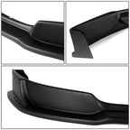 2013-2014 Ford Mustang GT Style Front Bumper Lip - Matte Black
