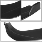 15-17 Ford Mustang Splitter Style Front Bumper Lip - Matte Black