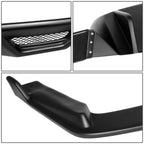 2015-2017 Ford Mustang Quad Fin Rear Diffuser - Matte Black