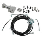 Interior Brake Line Tuck Kit Prop Valve for Honda Civic EG Del Sol Acura Integra - Bull Boost Performance