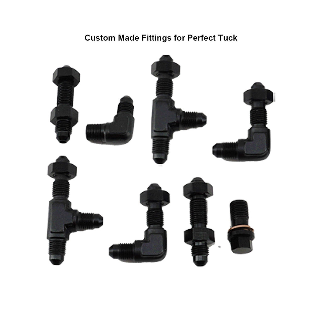Interior Brake Line Tuck Kit Prop Valve for Honda Civic EG Del Sol Acura Integra - Bull Boost Performance