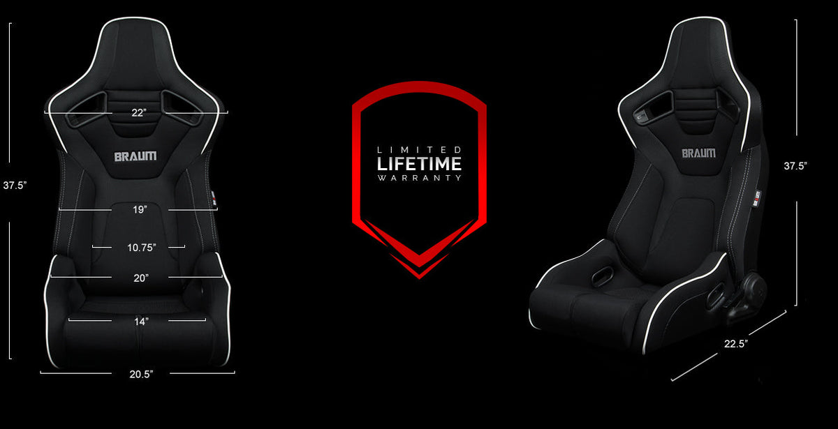 ELITE-R Series Sport Reclinable Seats - Priced Per Pair