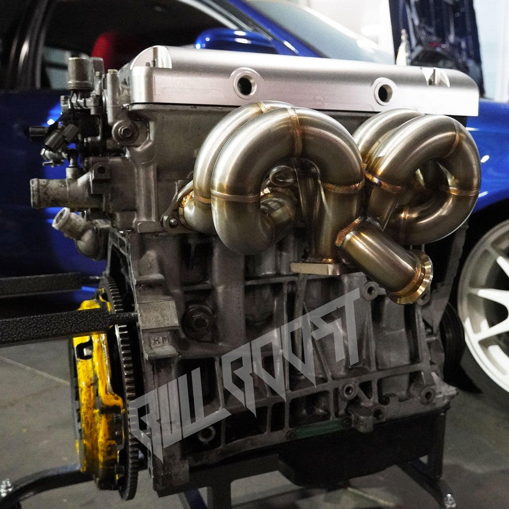 B Series AC PS Compatible T3 Turbo Manifold GSR B16 B18 B20 For Civic EG EK DC2 - Bull Boost Performance