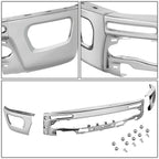 2022-2025 Chevrolet Silverado 1500 Front Bumper Cover Chrome Steel