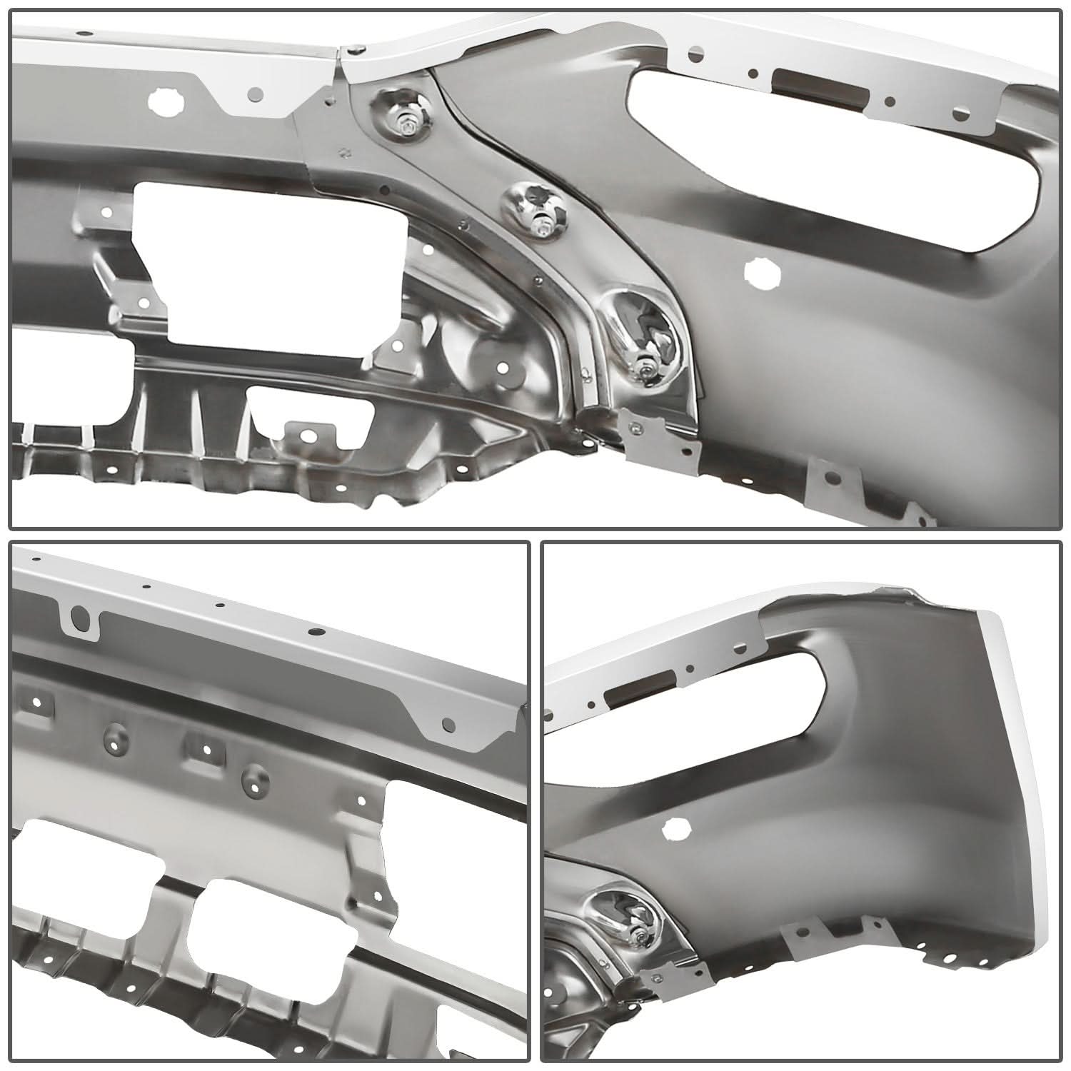 2016-2018 GMC Sierra 1500 Chrome Front Bumper Cover w/ Park Assist