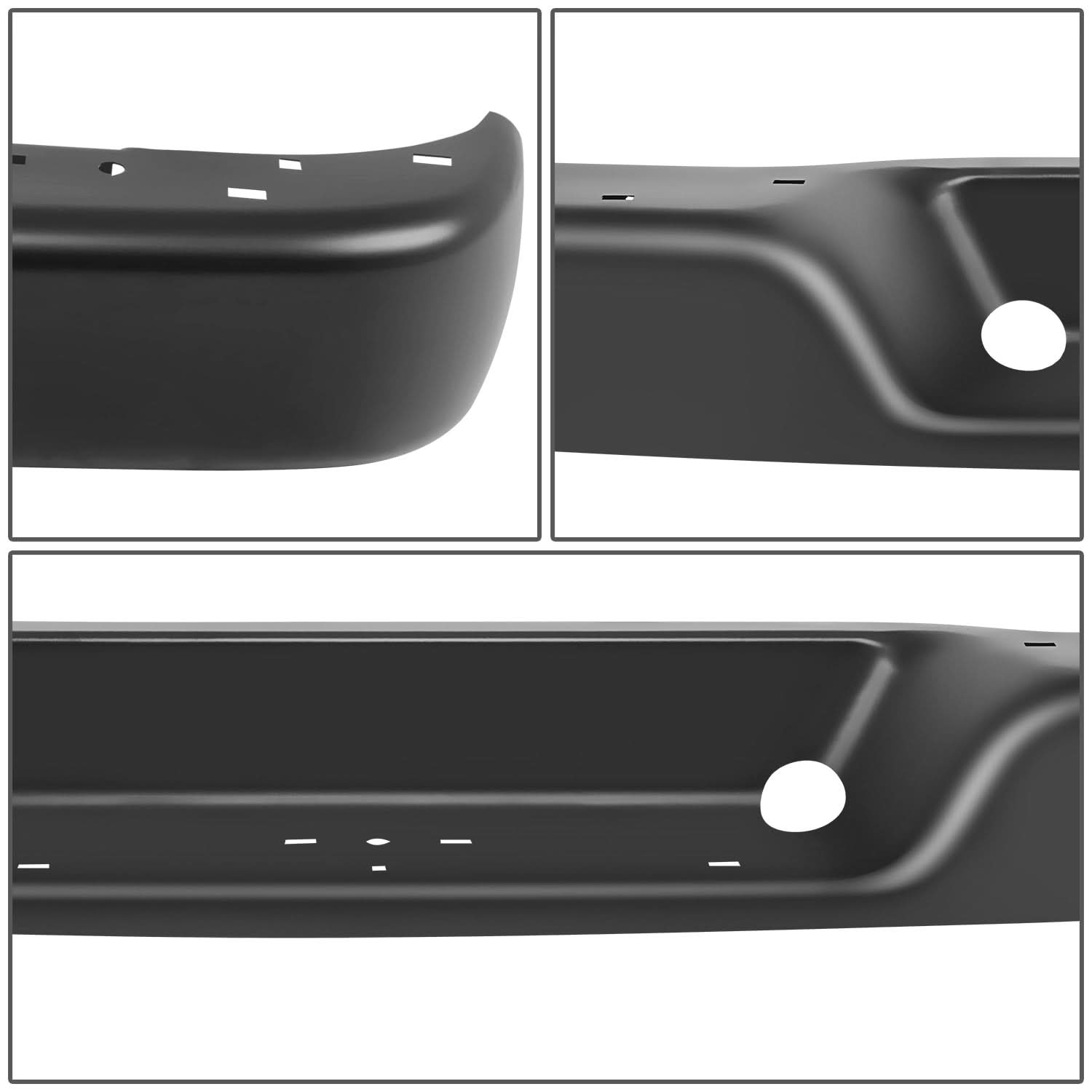 1996-2023 Chevrolet Express Rear Bumper Cover - Black