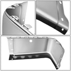 07-14 Chevrolet Silverado GMC Sierra Rear Bumper Cover Chrome Left