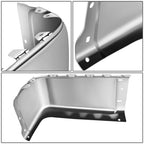 2007-2013 Chevrolet Silverado GMC Sierra Rear Bumper Cover Chrome